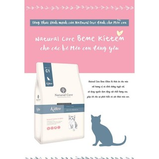 400g🐅💩thức ăn natural core c1 bene kitten cho mèo con