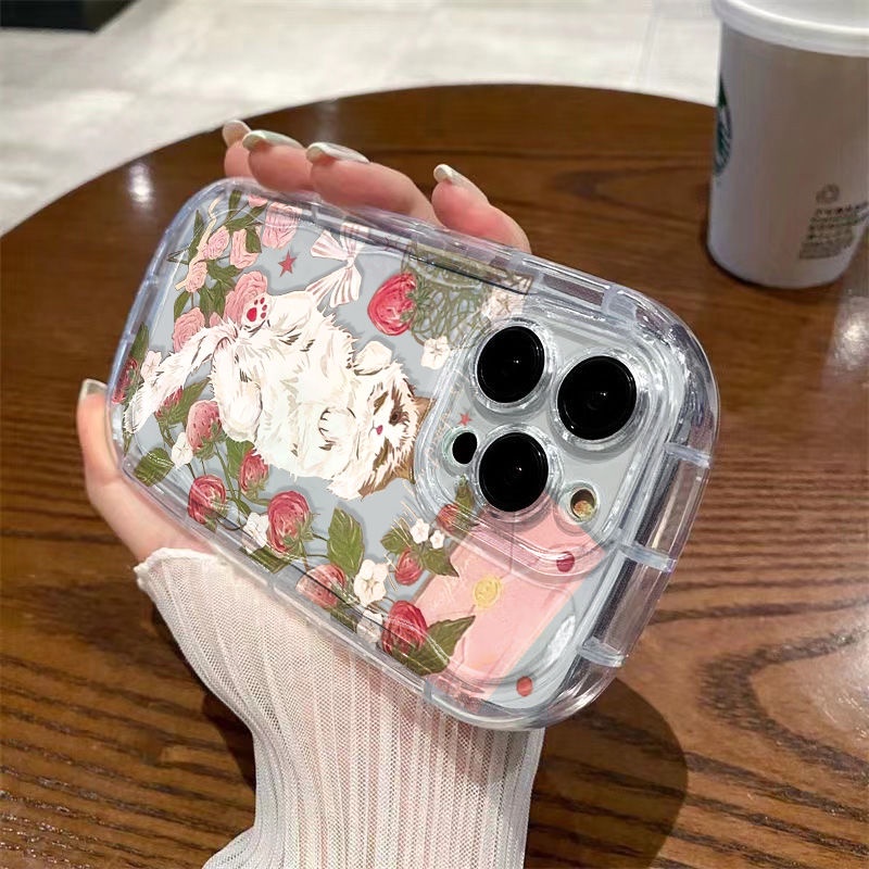 ✅Ốp Điện Thoại Mềm Trong Suốt Chống Sốc In Hình Mèo Cho Iphone 12 14 / xs7 promax13 11 / xr8p / LCGT