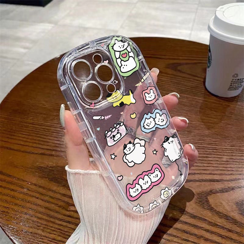 ✅Ốp Điện Thoại Mềm Trong Suốt Chống Sốc Hình Hoa Cho Iphone xs / 13 / 7 11 xr Promax 14 128p