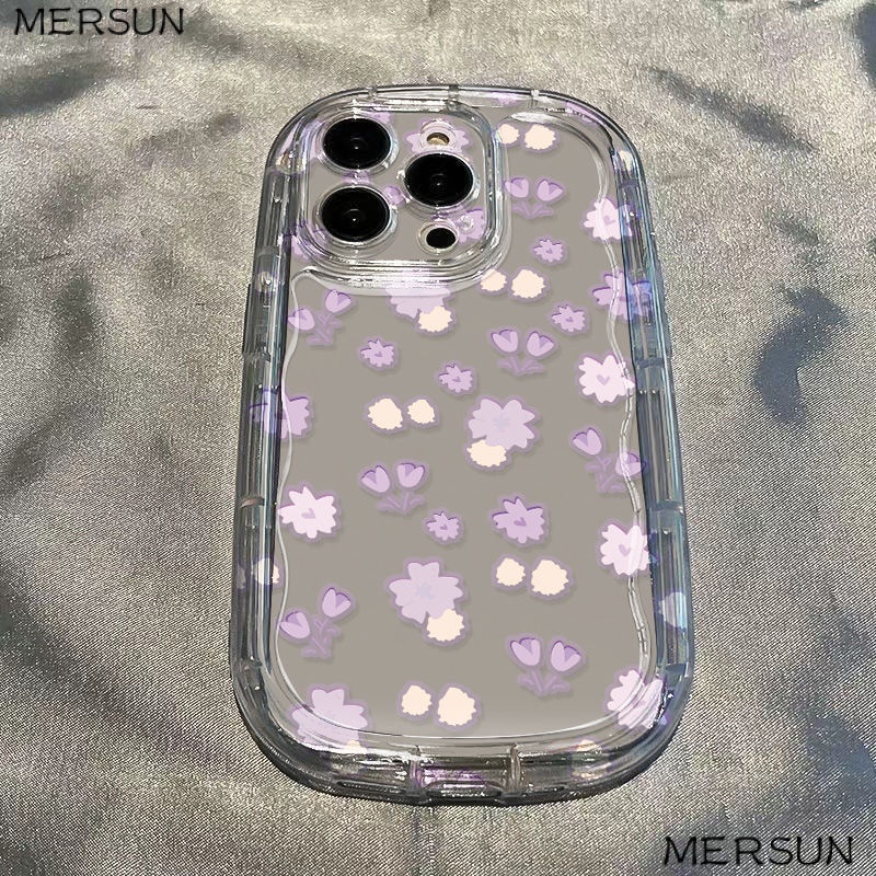 ✅Ốp Điện Thoại Mềm Trong Suốt Chống Sốc In Họa Tiết Hoa Cho Iphone 13 / 712 Xr 8p 11 / 14 xs JS58