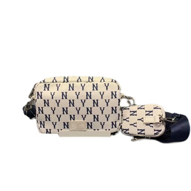 Ny Túi Vuông Đeo Chéo Ngực Nhỏ Thêu Chữ MLB Phong Cách Mới Cho Nam Và Nữ