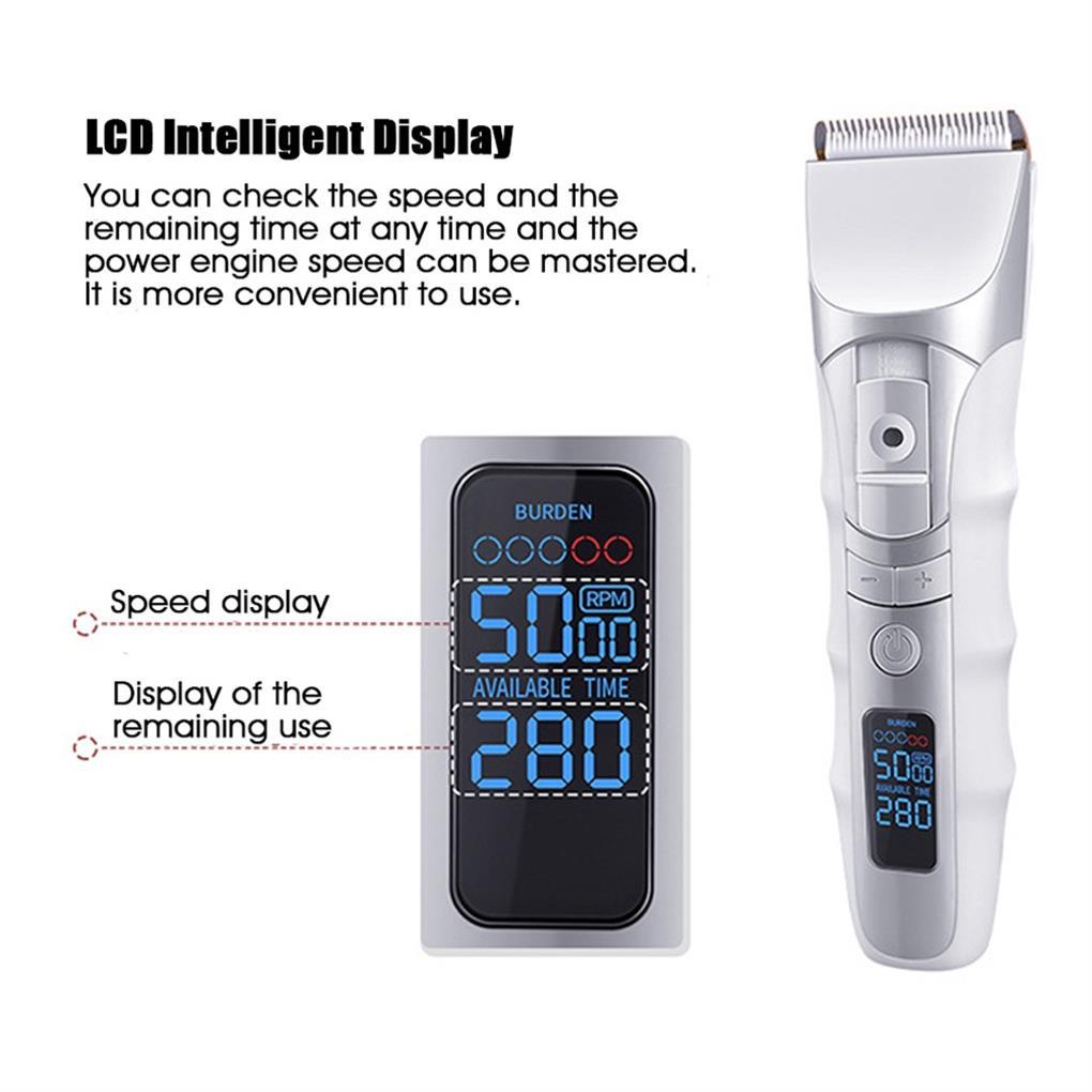 Tông Đơ Điện Cắt Tóc Có Thể Sạc Lại Cho Nam Nữ