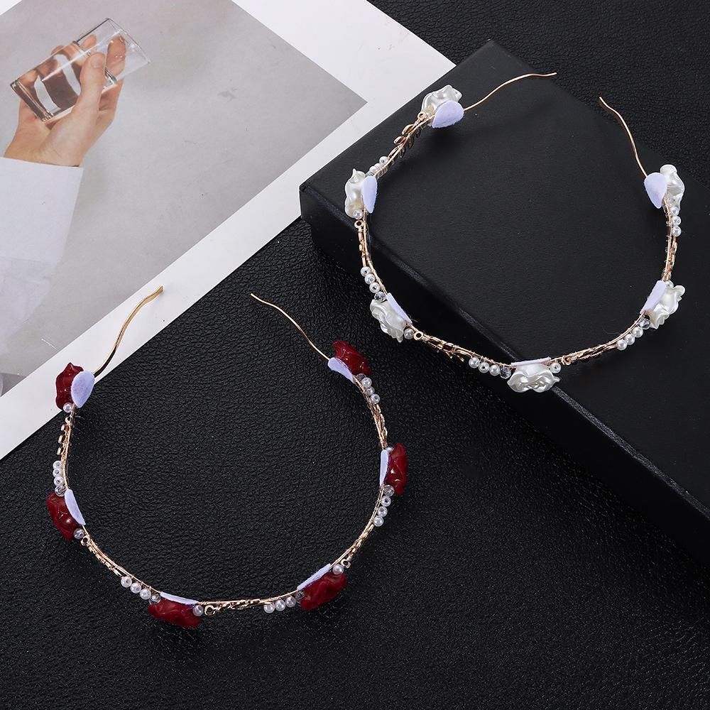 SUMU Băng Đô Cài Tóc Đính Hoa Thời Trang Xuân Hè Cho Bạn Bè