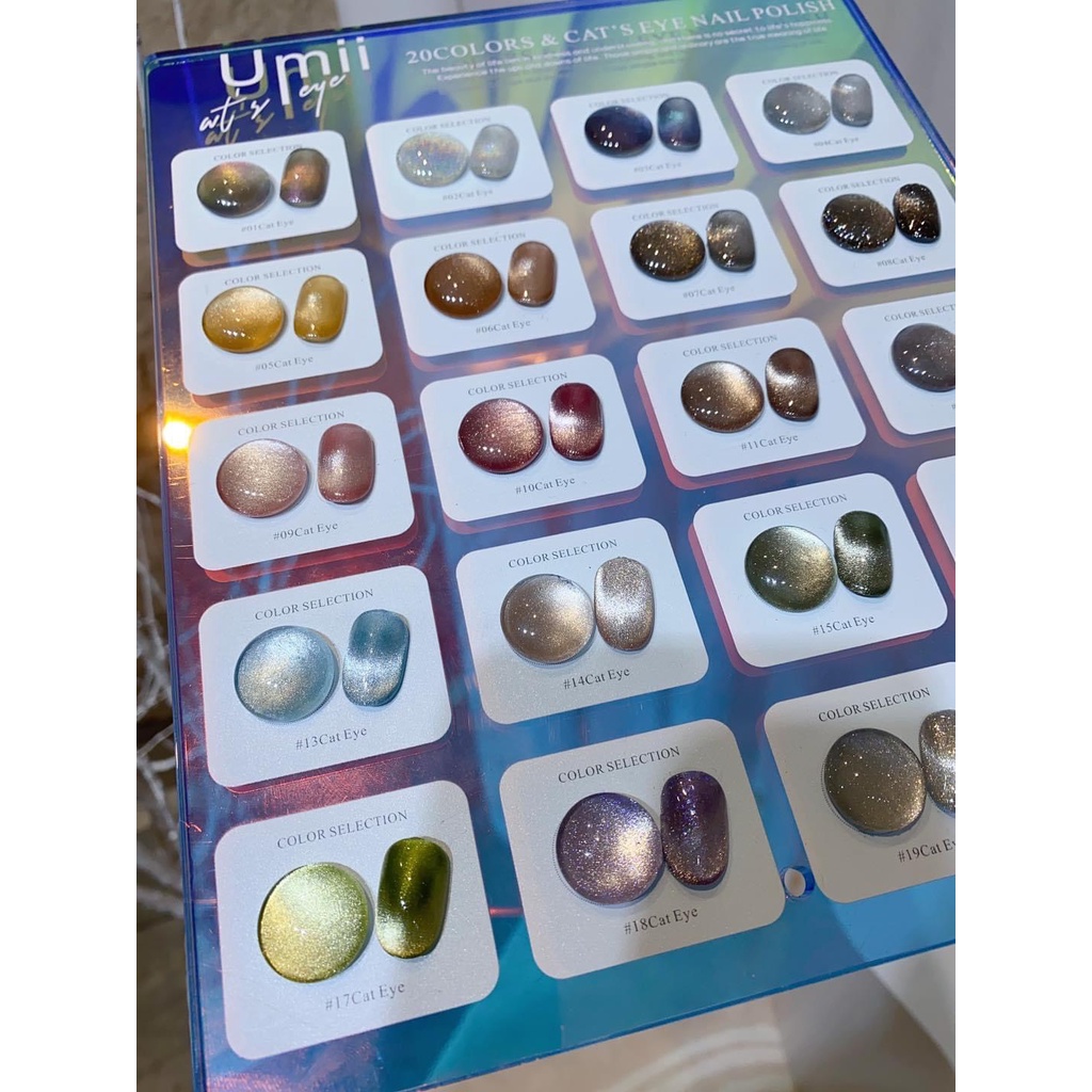 Sơn gel Umii mắt mèo kim cương-đồ nails chuyên nghiệp-đồ nails nhật quyên