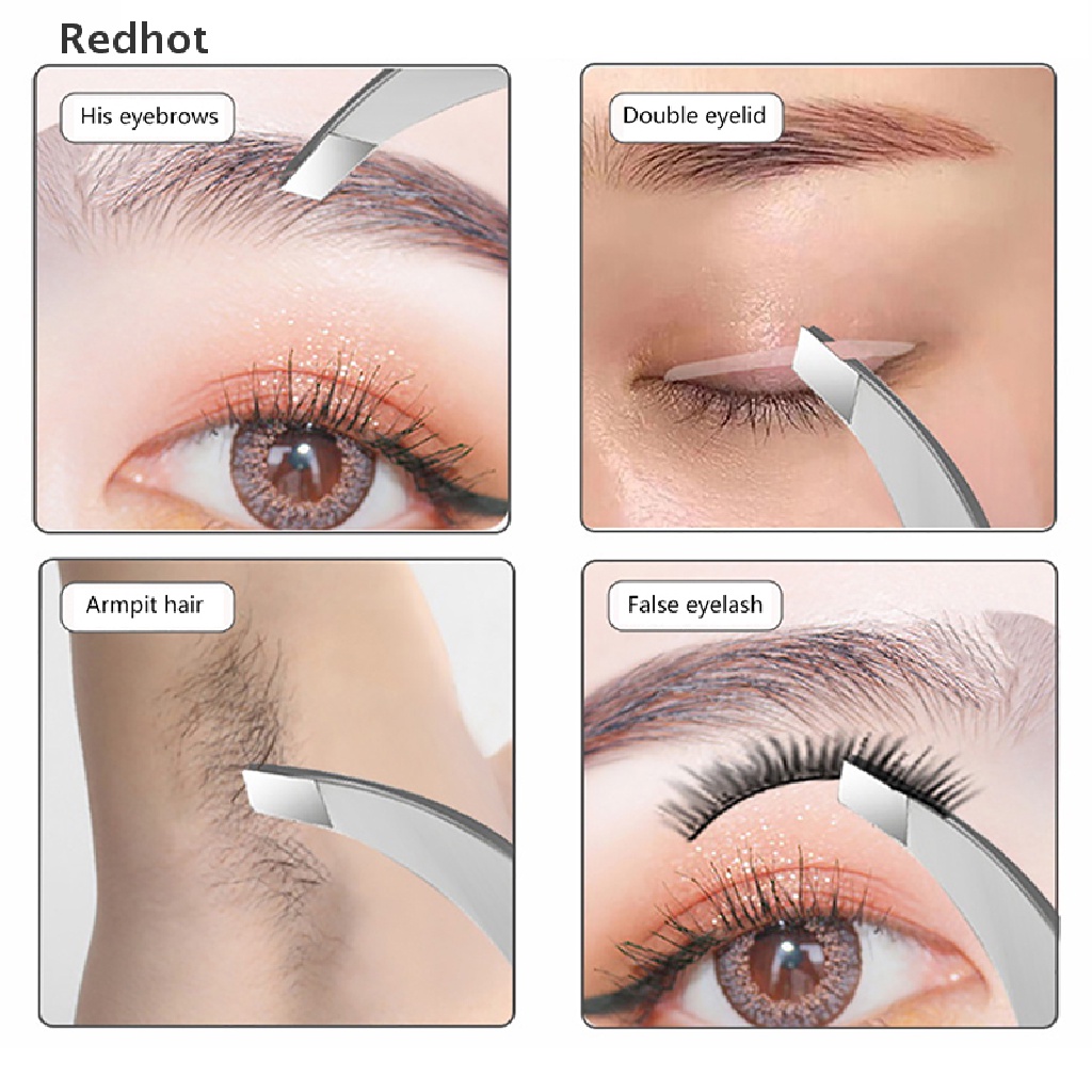 Nhíp Nhổ Lông Mày Chuyên Nghiệp Bằng Thép Không Gỉ