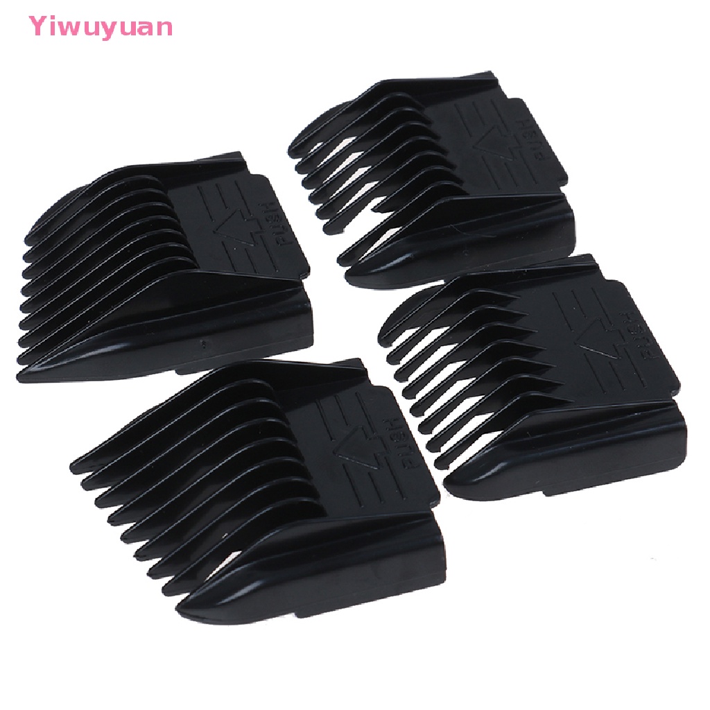 <Yiwuyuan> 4Pcs/set Cutg Guide Comb Hairdressing Tool Set Limit Comb Hair Trimmer Shaver New