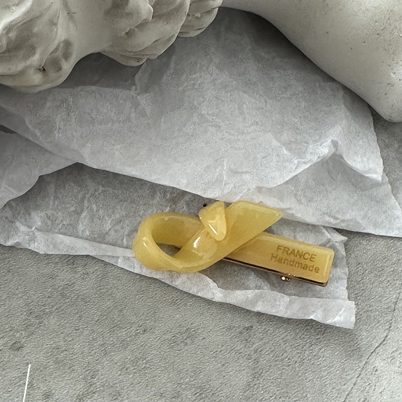 Kẹp Tóc Mái Ngang 4cm Màu Vàng Kim Phong Cách Hàn Quốc Tinh Tế Cho Nữ