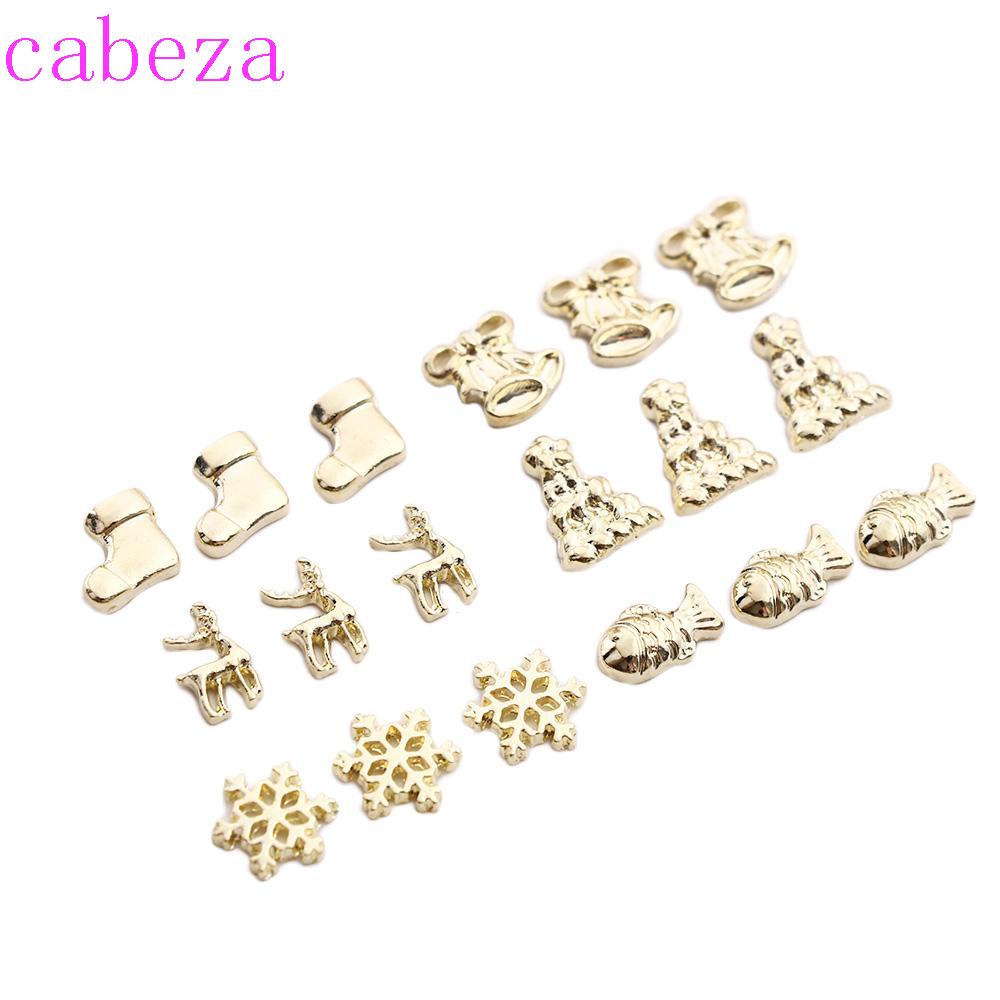 Phụ Kiện Trang Trí Móng Tay Họa Tiết Giáng Sinh 3D Thời Trang Dành Cho Nữ