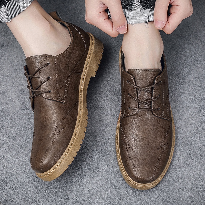 Giày đen giày tây nam giày tây giày da nam công sở giày đen chất lượng cao giày nam Thời trang dép nam giày dép