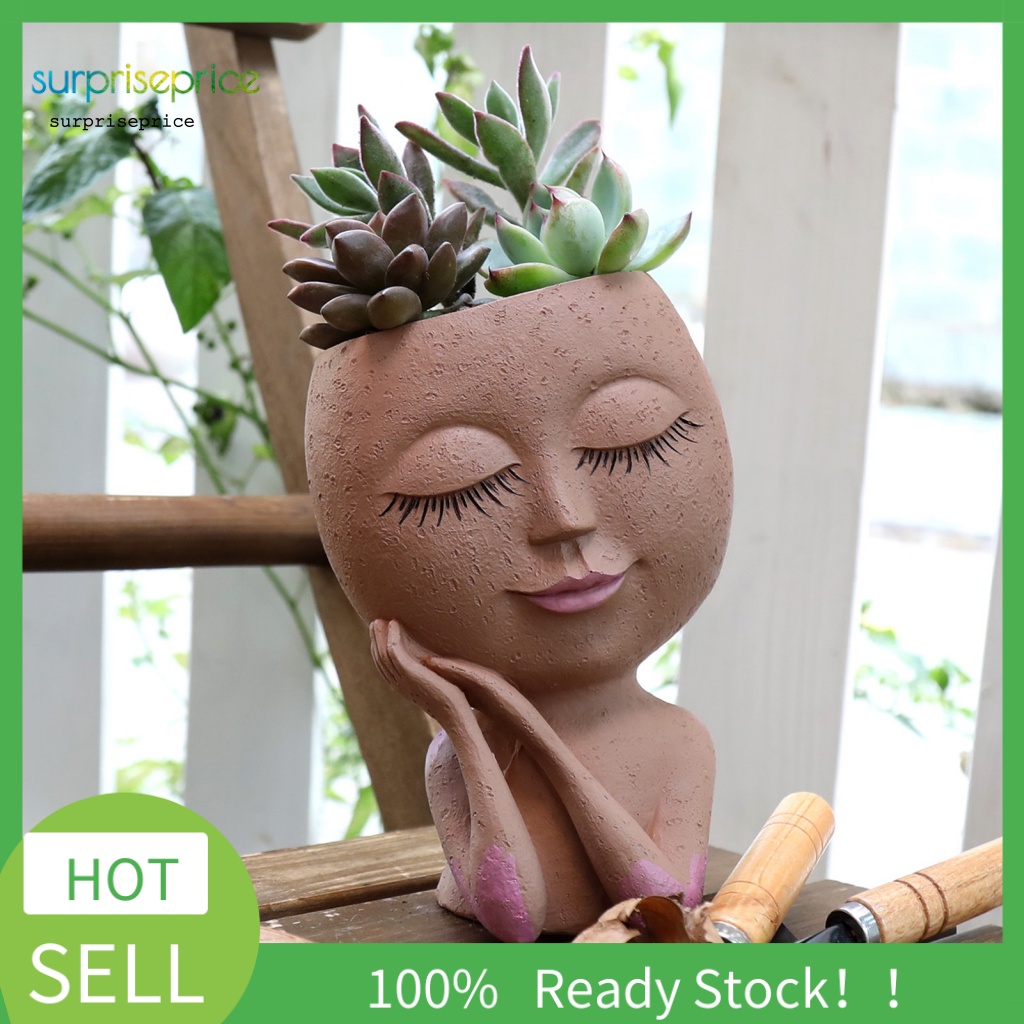 Chậu Cây Resin Bắt Mắt Dùng Trang Trí Trong Nhà / Ngoài Trời