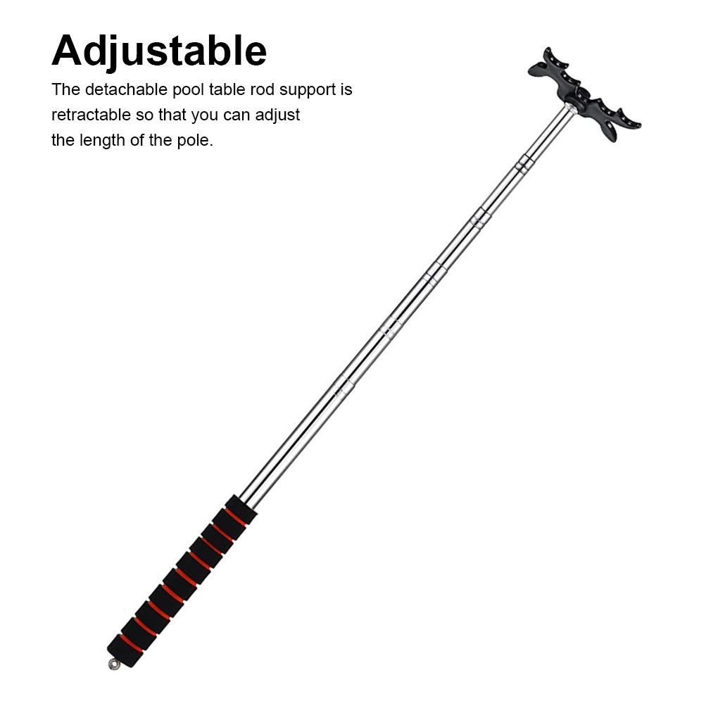 Giá Đỡ Gậy Đánh Bida 1 / 2 Bằng Thép Không Gỉ Có Thể Thu Gọn Tiện Dụng