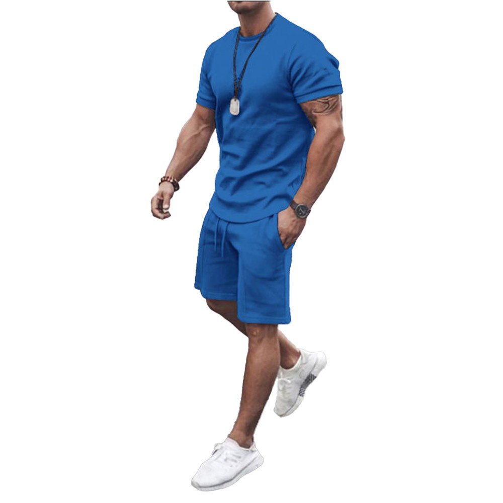Bộ Áo Thun Cộc Tay + Quần Short Thể Thao Cho Nam MM0411