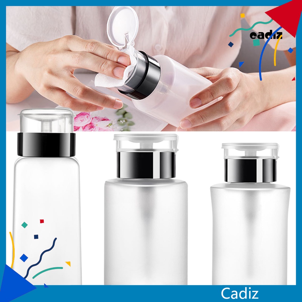 Lọ Rỗng Đựng Dung Dịch Tẩy Sơn Móng Tay 150 / 180 / 250ml Tiết Kiệm Không Gian