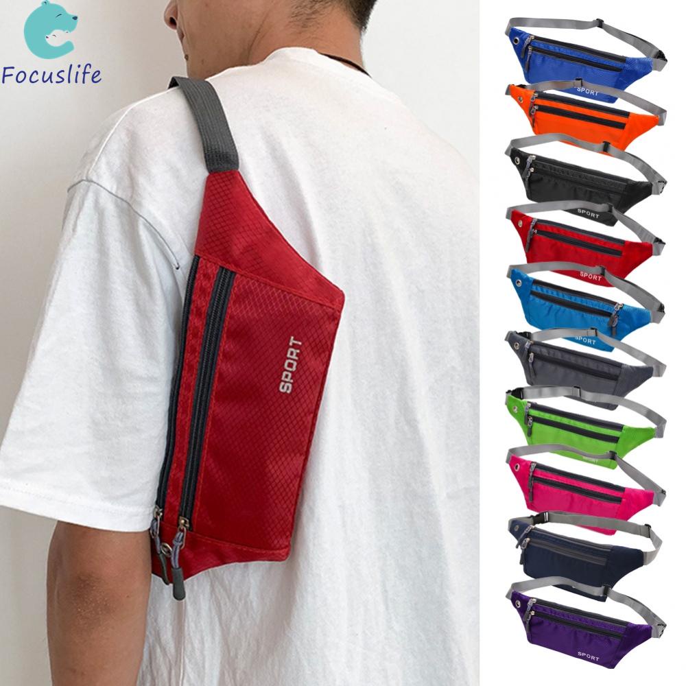 Túi Đeo Hông Chống Thấm Nước Có Khóa Kéo Tiện Dụng Cho Hoạt Động Ngoài Trời