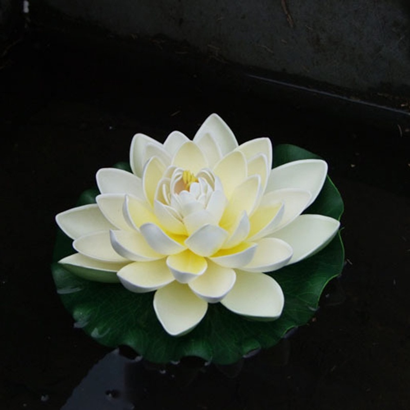 Hoa Sen Giả Nổi Bằng Nhựa Dùng Trang Trí Hồ Bơi SJHY0411 YKT