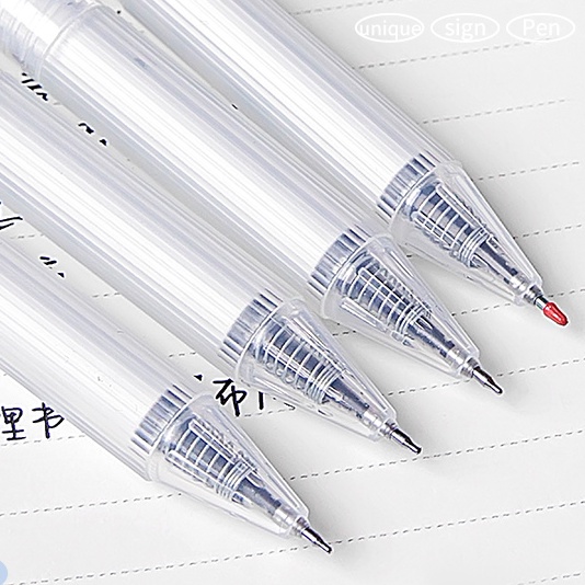Đĩa Cdaily Cdaily Chất Lượng|Set 5 Bút Bi Mực Đen Ngòi 0.5mm Nhanh Khô Cho Học Sinh