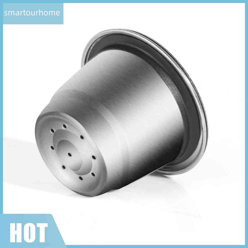 Viên Nén Cà Phê Bằng Thép Không Gỉ Tái Sử Dụng Được Kèm Tamper Cho Nespresso