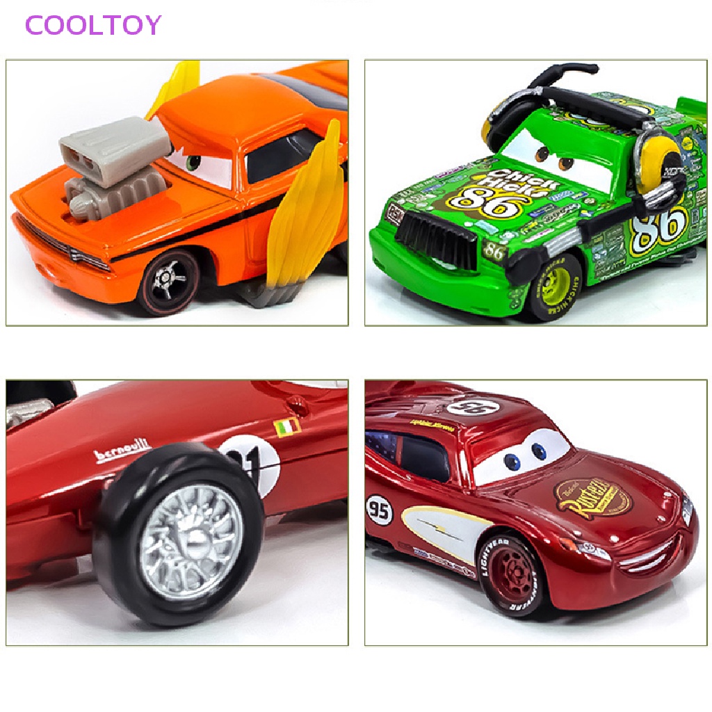 DISNEY Cooltoy 1 Mô Hình Đồ Chơi Xe Hơi Pixar Lightning Mc Queen Mater Fabulous Hudson Bằng Hợp Kim Kim Làm Quà Tặng Sinh Nhật Cho Bé Trai