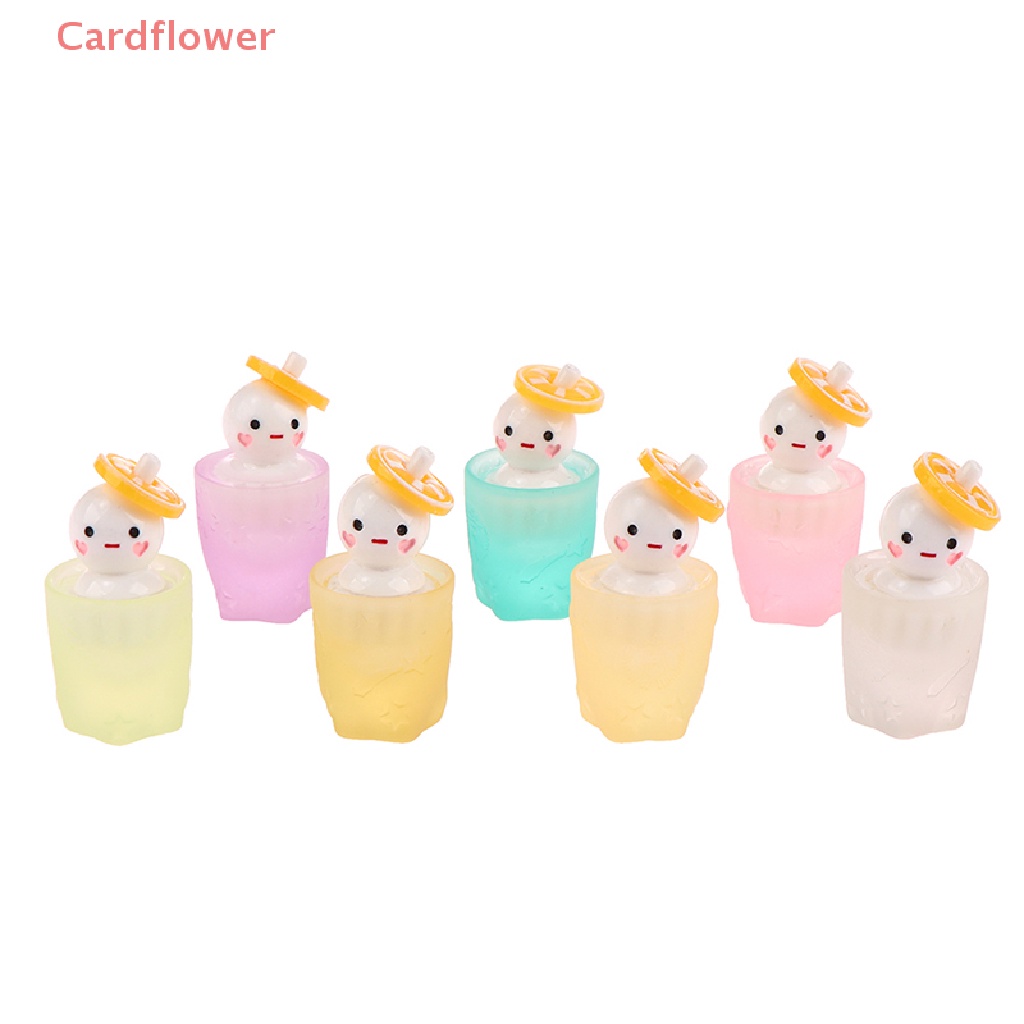 1 Đồ trang trí Ly Kem Mini Phát Quang Dùng Trang Trí Tiểu Cảnh Mới