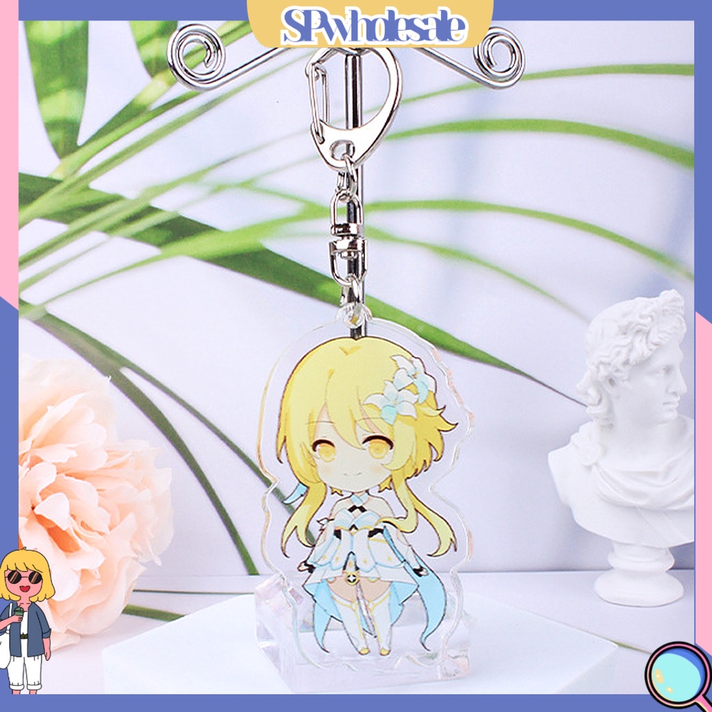 <SPwholesale> Móc Khóa Thiết Kế Nhân Vật Anime Tinh Tế Trọng Lượng Nhẹ Trang Trí Cho Nữ