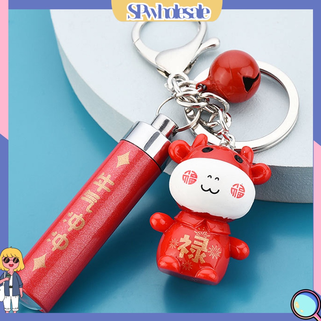 <SPwholesale> Móc Khóa Linh Vật Tài Lộc May Mắn Hoạt Hình Trung Quốc Có Đèn Pin