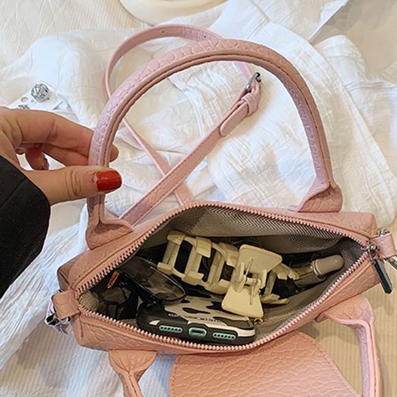 Túi Đeo Vai mini Màu Sắc Ngọt Ngào Phong Cách retro Cho Nữ