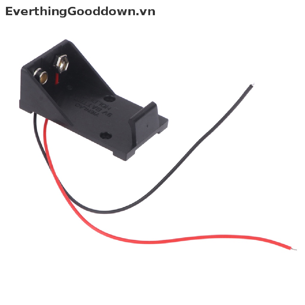 Hộp Đựng Kẹp 9V 9V Có Dây Dẫn DIY