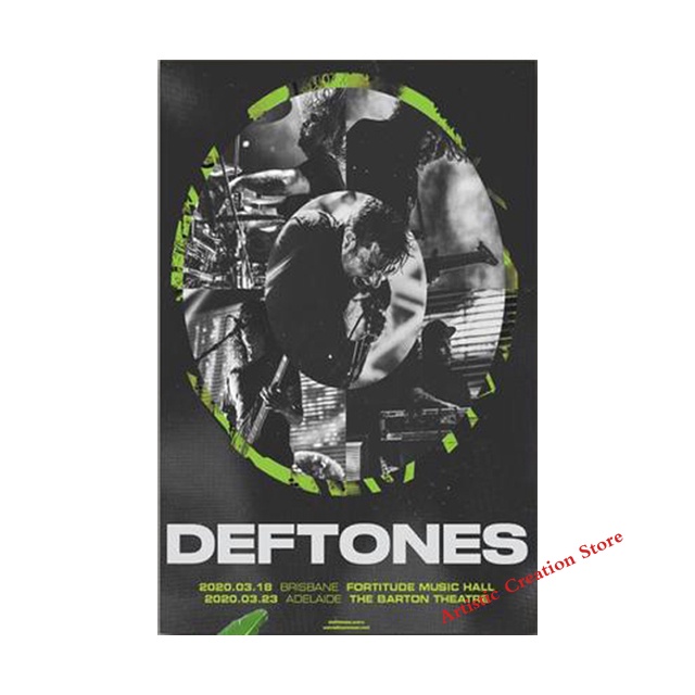 Tranh Treo Tường Bằng Giấy kraft In Hình Ca Sĩ deftones Phong Cách vintage Hiện Đại Trang Trí Phòng Ngủ Gia Đình
