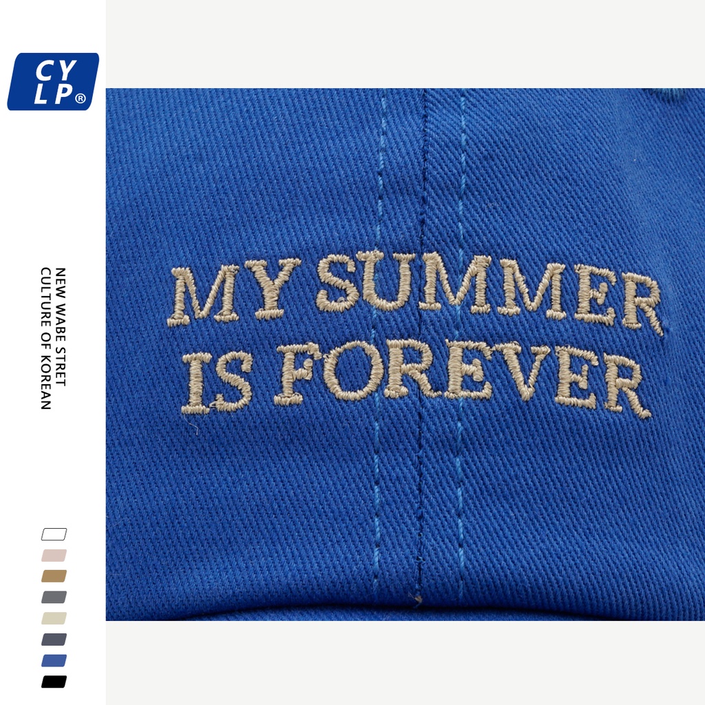 Mũ Lưỡi Trai Thêu Chữ Đơn Giản Thời Trang Hàn Quốc