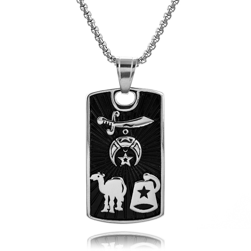 Z Vòng cổ Bằng Thép Không Gỉ Phong Cách Hip Hop Cá Tính Cho Nam Và Nữ