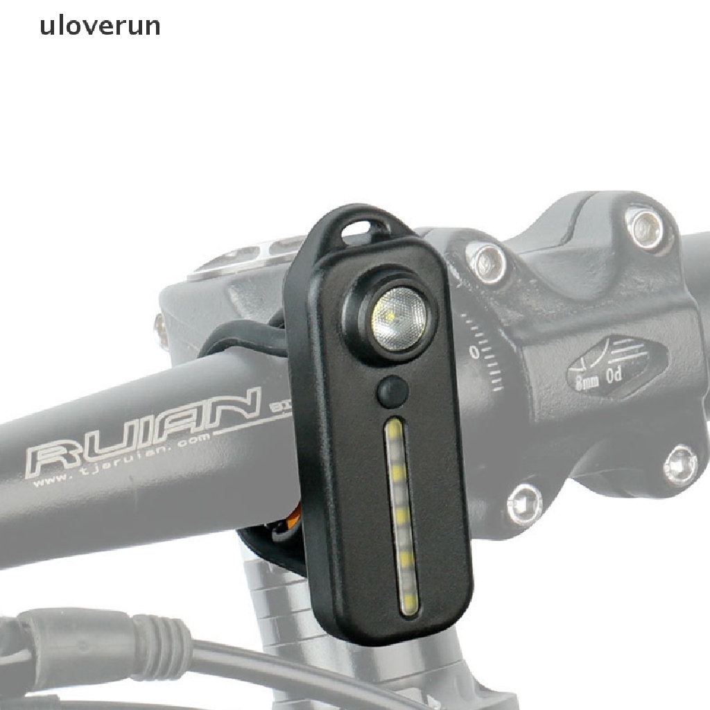 Uloverun Đèn Pin Bóng LED Đeo Vai Ánh Sáng Xanh Đỏ Cảnh Sát Có Kẹp Sạc USB An Toàn Cho Xe Đạp vn