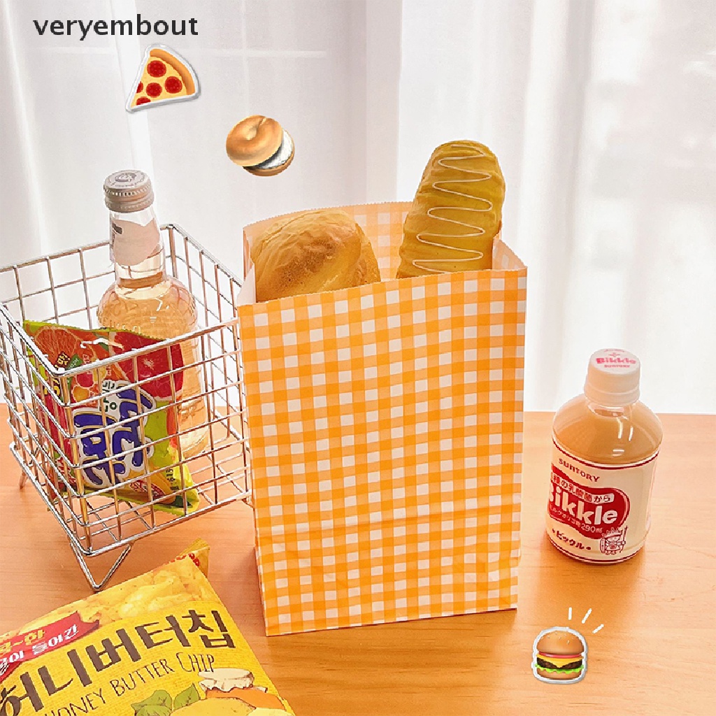 Set 5 Túi Giấy Đựng Bánh Kẹo Họa Tiết Hoạt Hình Dễ Thương