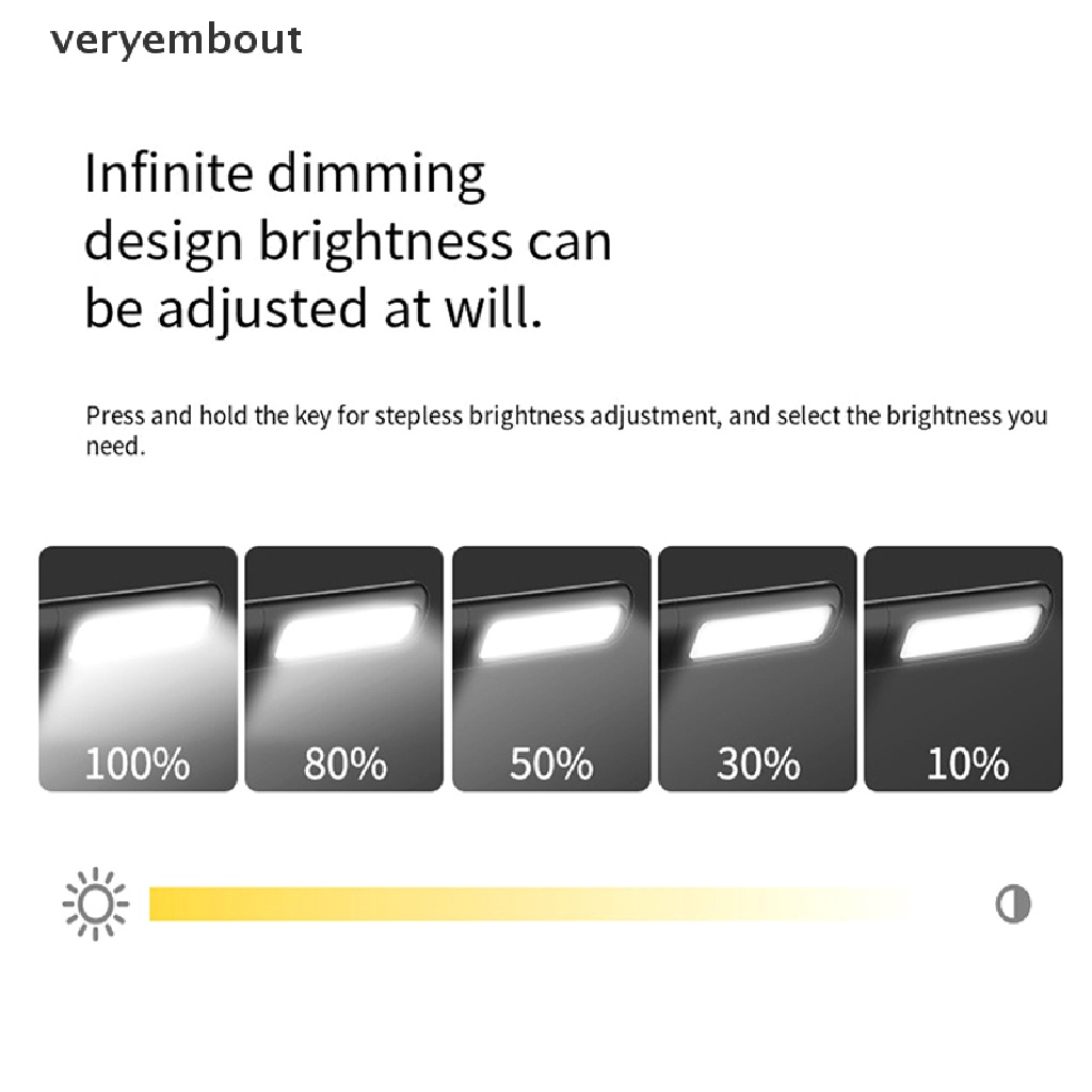 1 Đèn LED Đọc Sách Có Thể Điều Chỉnh Độ Sáng Tiện Dụng