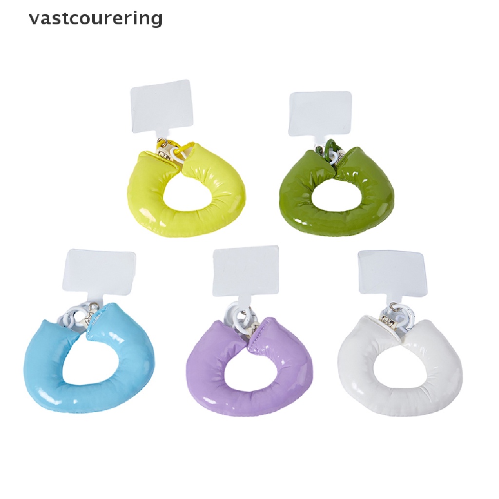 Vast Vòng Tay Da Bóng Dạng Phao Nổi Hình Quả Chuối Màu Kẹo Ngọt Có Dây Đeo Chống Thất Lạc Trang Sức Cho Nữ EN