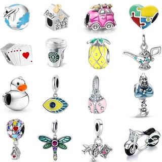 Bộ phụ kiện mặt dây chuyền hình chuồn chuồn / bọ rùa / con chuồn chuồn độc đáo thời trang diy