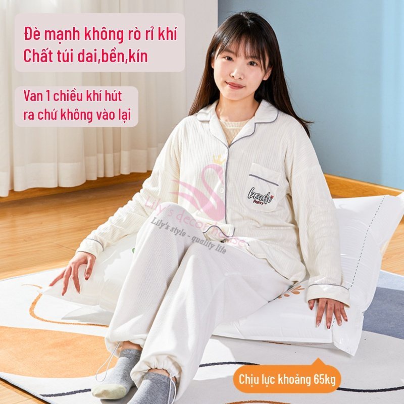 Túi hút chân không đựng chăn quần áo ga gối nhiều size Lily's decor house sắp xếp phòng ngủ gia dụng xếp gọn du lịch