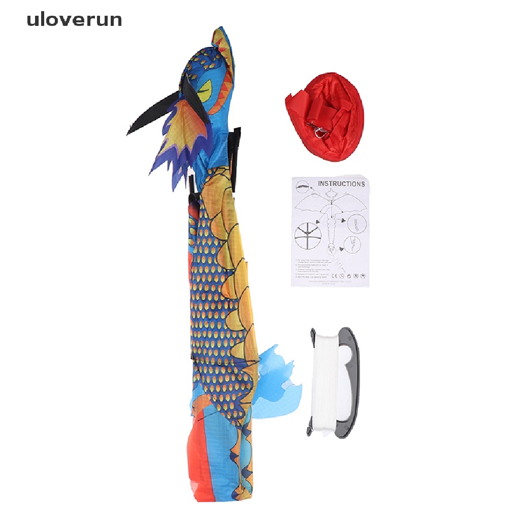 Diều Hình Rồng Bay 3D Bằng Nylon Cỡ Lớn Kèm 100m Dây Đồ Chơi Thể Thao Ngoài Trời Cho Gia Đình Vn vn