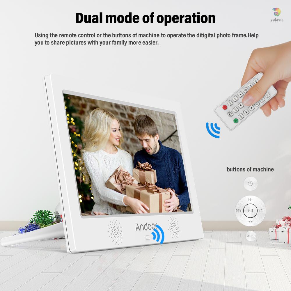 ANDOER Khung Ảnh Kỹ Thuật Số 10.1 Inch 102 600 Độ Chuyên Dụng Chất Lượng Cao