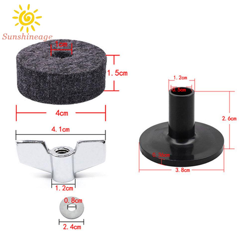 Bộ 18 Phụ Kiện Thay Thế Cho Trống Chũm Chọe Chất Lượng Cao Mới