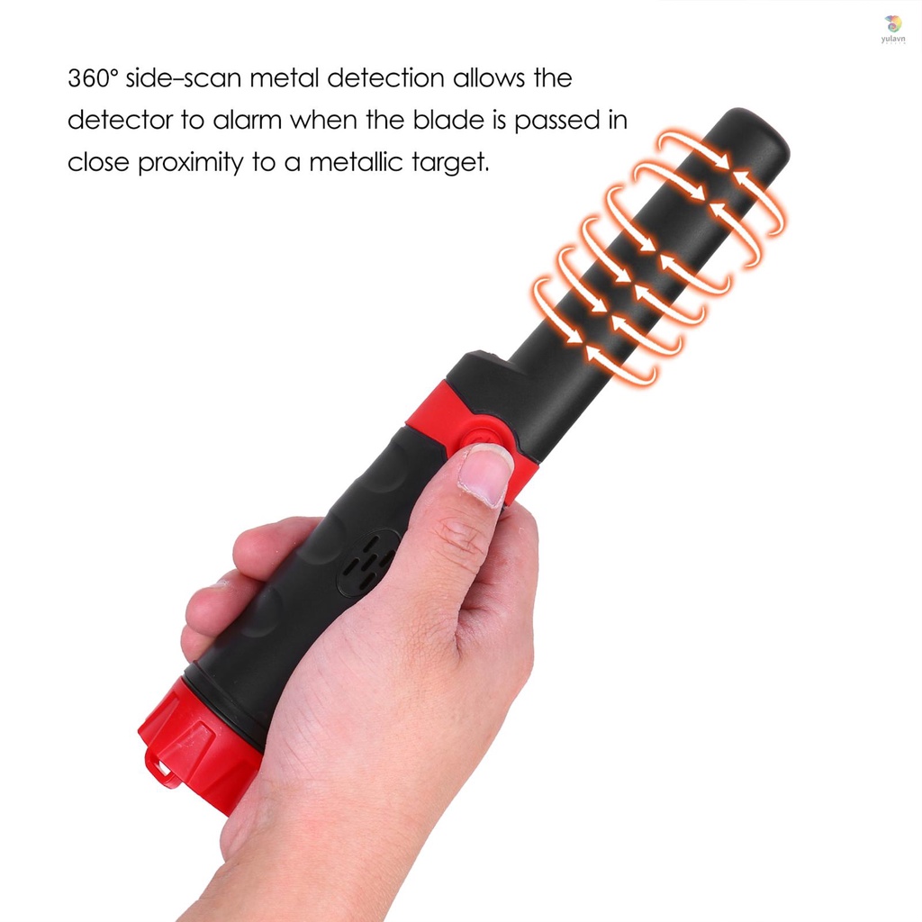 Máy Dò Kim Loại Cầm Tay Chống Thấm Nước Nhỏ Gọn Kèm Túi Đựng Tiện Lợi