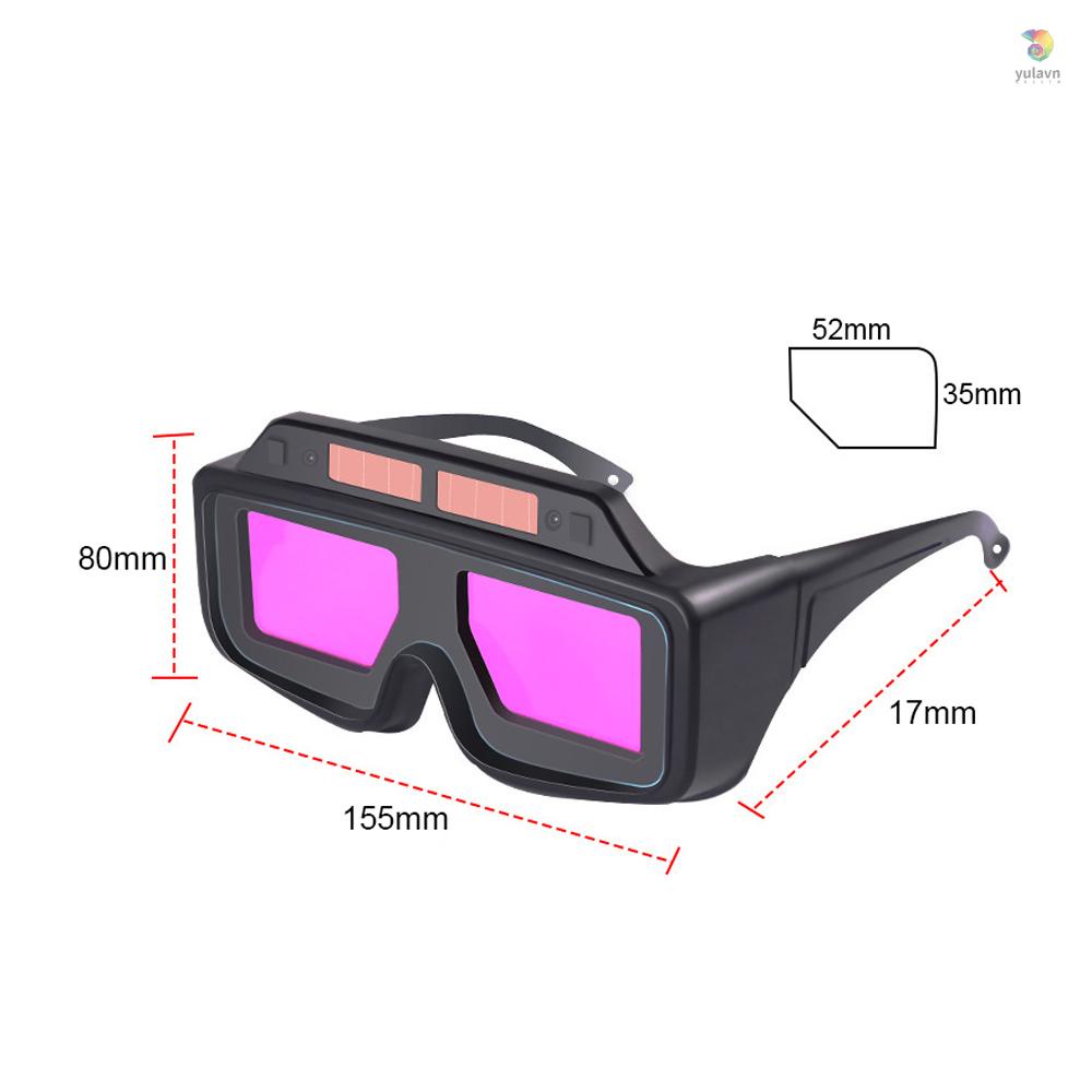 Kính Bảo Hộ Chống Lóa Màu Sắc Thay Đổi Chuyên Dụng Cho Thợ Hàn Argon Arc