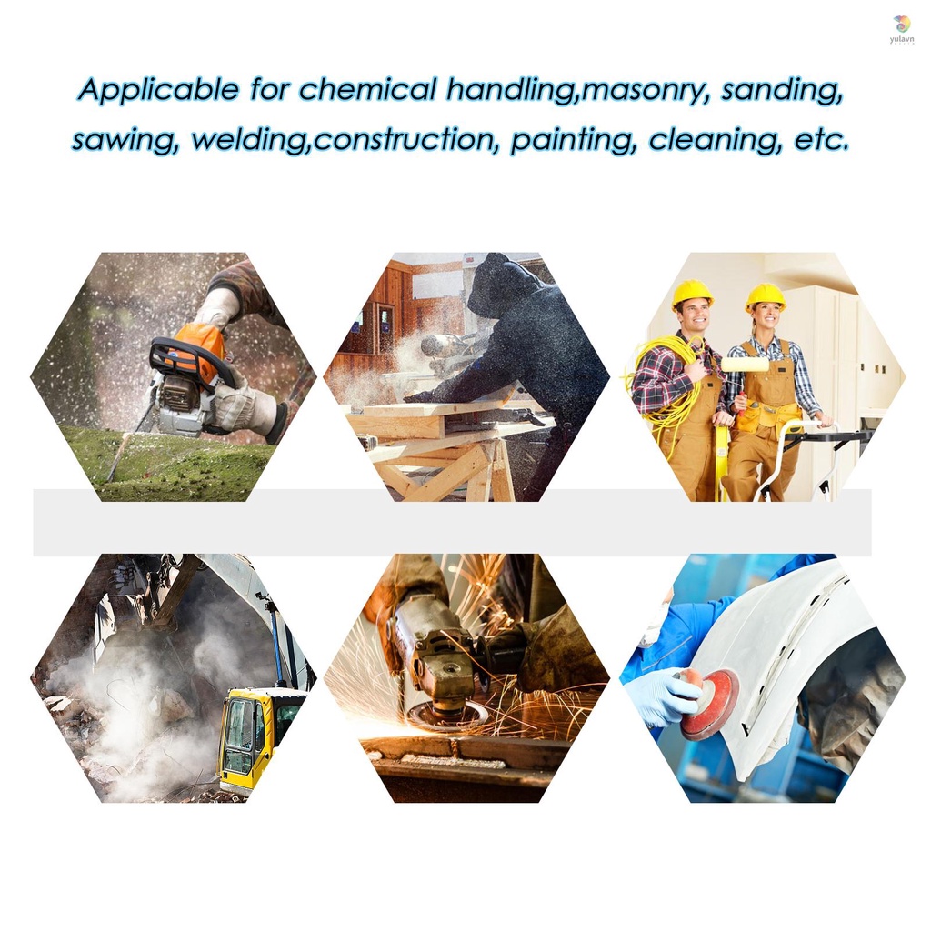 Mặt Nạ Bảo Vệ Toàn Diện Thoáng Khí Độ Che Phủ Toàn Diện 6800 Có Thể Tái Sử Dụng Cho Thợ Hàn / Làm Mộc