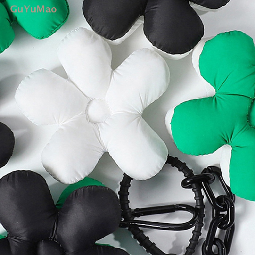 [cxGUYU] Móc Khóa Vải Tinh Tế Mặt Hoa Nhỏ Dễ Thương Có Dây Buộc PRTA