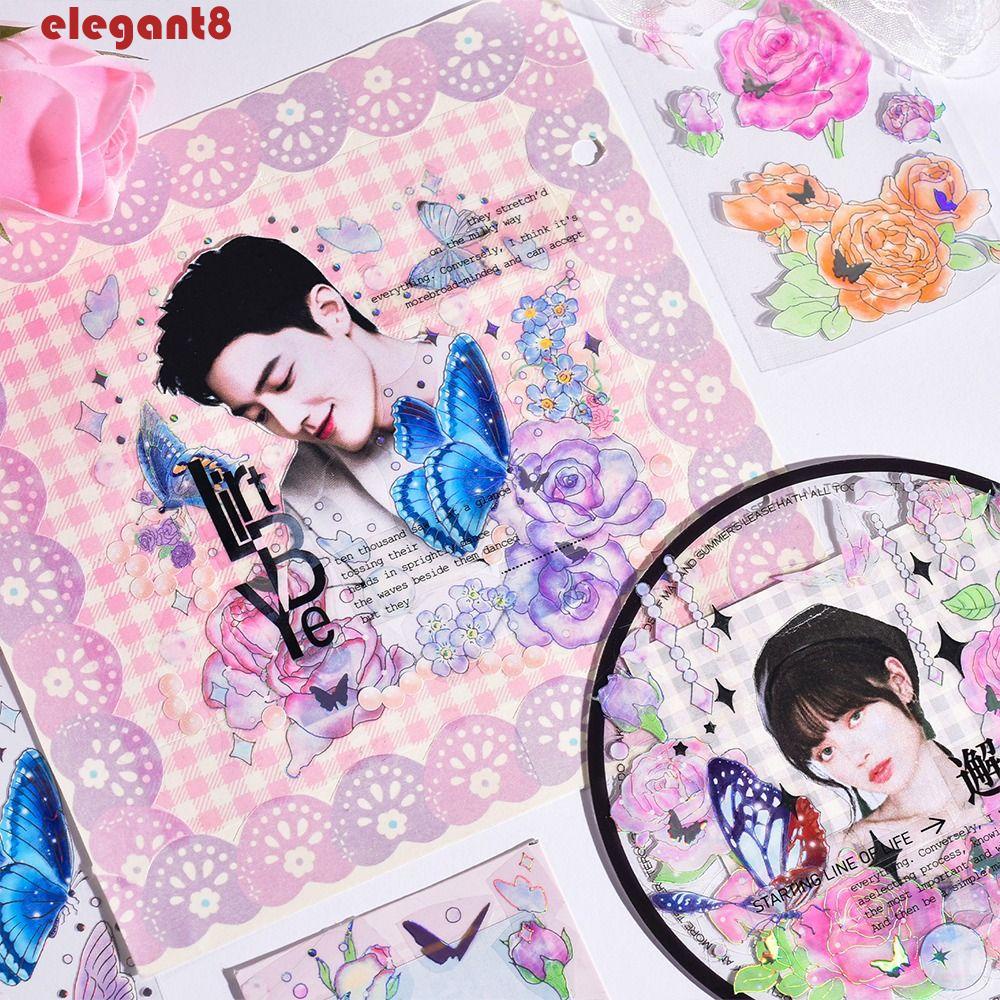 Miếng Dán Trang Trí Sổ Tay DIY Sáng Tạo Màu Đồng