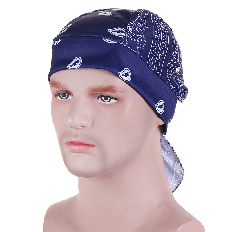 Bbyter Mũ Trùm Đầu Bandana Bằng Cotton Có Thể Điều Chỉnh Hóa Trang Đầu Lâu Doo Rags