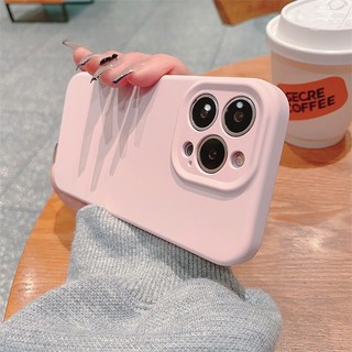 Ốp Điện Thoại Silicon Màu Trơn Sang Trọng Siêu Bền Cho iPhone 11 12 13 14 Pro MAX 11Pro 12 13Pro