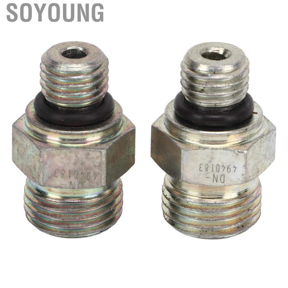 Soyoung Turbo Oil Feed Connectors Joints Leakage Proof High Strength Temperature Resistance 4940183 for Car