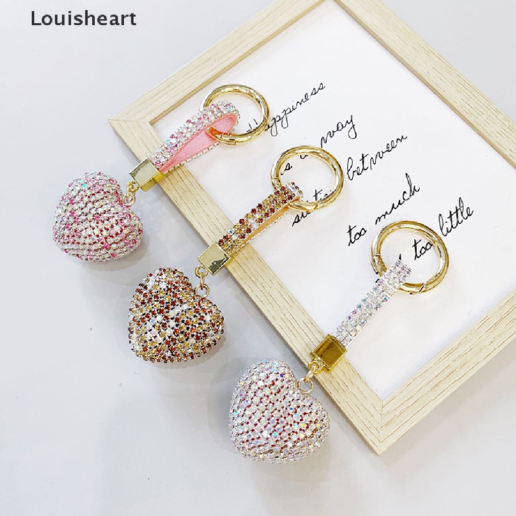 Móc Khóa Hình Trái Tim Đính Đá Louisheart TFG