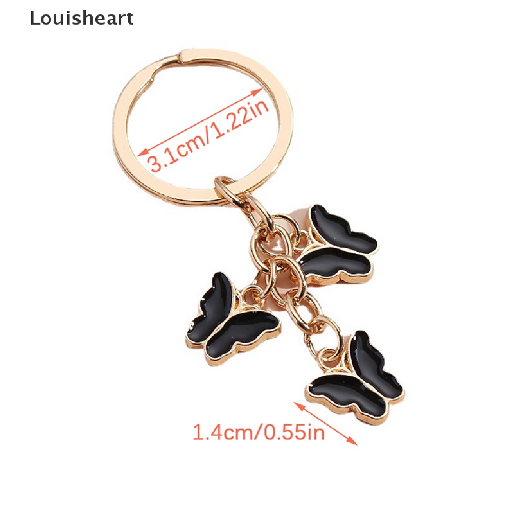 1 Móc Khóa Hình Bướm Louisheart TFG Dễ Thương