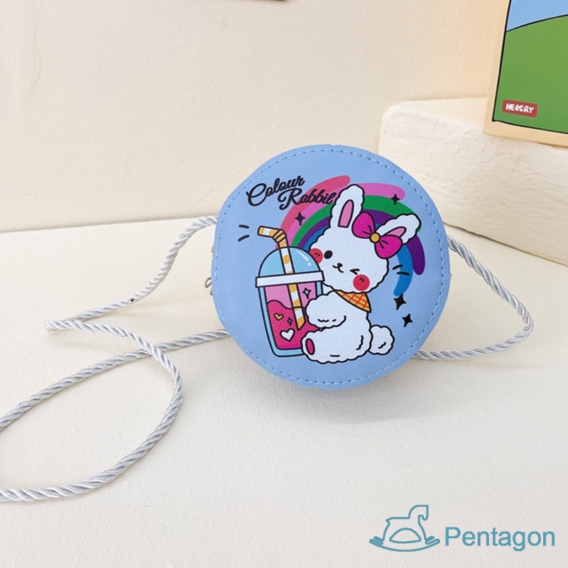 Túi Đeo Vai Bằng Da PU Trọng Lượng Nhẹ In Họa Tiết Hoạt Hình Thời Trang Mùa Hè Dành Cho Bạn Gái